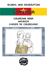 Laden Sie das Bild in den Galerie-Viewer, Kamerun Malbuch, das Malbuch
