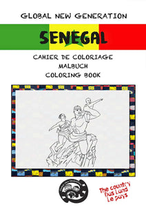 Senegal Malbuch, das Land