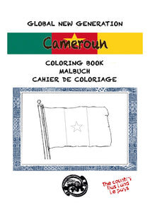 Cameroon coloring book, the country