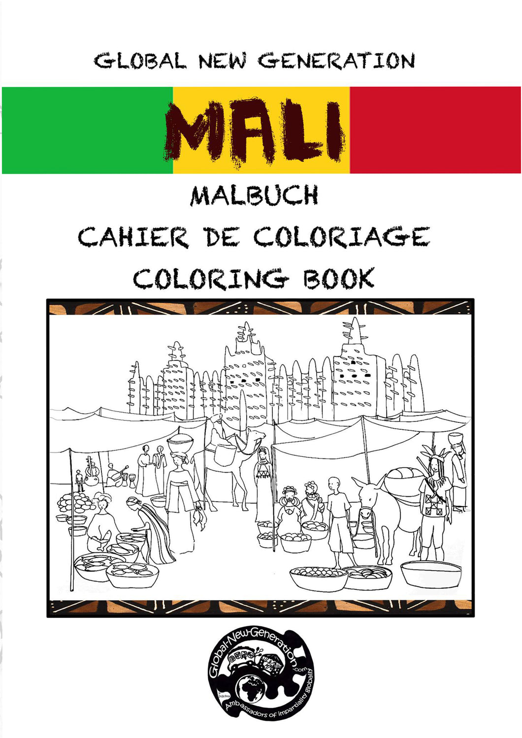 Livre de coloriage Mali